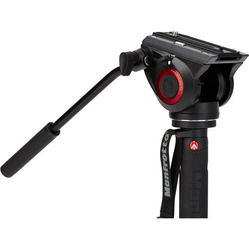 Manfrotto MVMXPRO500 XPRO Aluminum Video Monopod with 500 Series Fluid Head set - Image 2 of 4