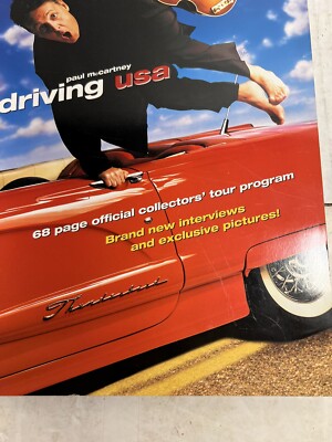 2002 Paul McCartney Driving USA Program Concert Tour Program | eBay