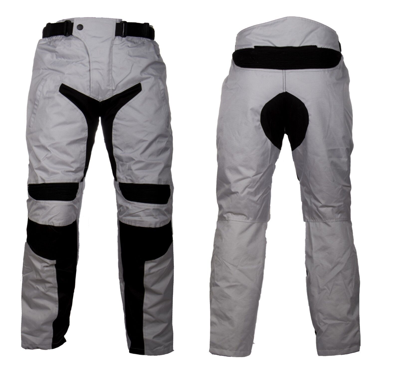 Pantaloni da per moto in cordura con protezioni ginocchia e fianchi uomo o donna