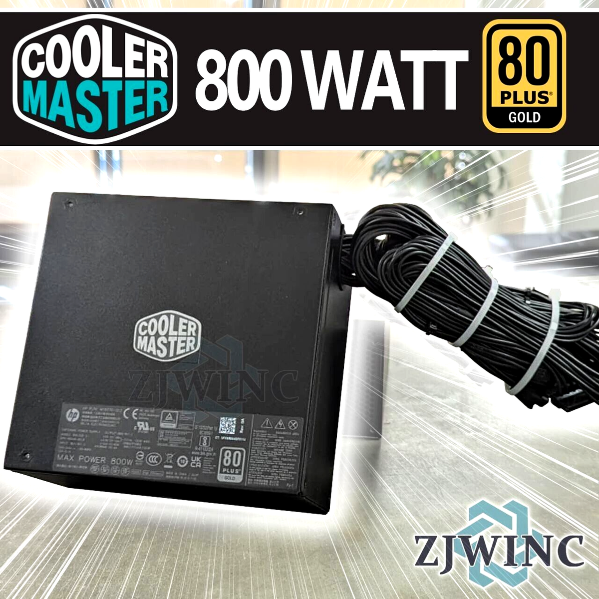 800W Cooler Master ATX Gaming Power Supply Unit/PSU 80 plus GOLD