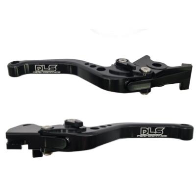 DLS Performance Short Black Clutch & Brake Levers Suzuki DL650 V-Strom 2011-2025