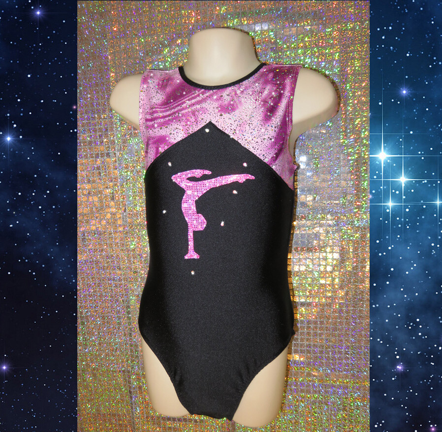 Pnk Gltter Grls Gymnastcs Leotard - Etsy