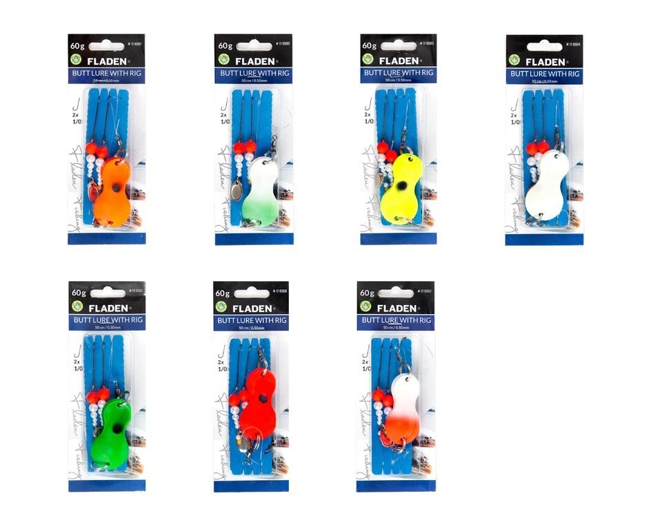 Fladen Buttlöfel-Vorfach - Butt Lure Gewichte 40g-120g, Buttvorfach bleifrei