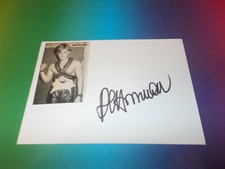 Den Harrow - Don't break my heart firmato autografo cartolina + immagine 