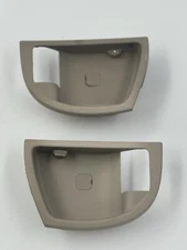07-09 Hyundai Santa Fe Front RH LH Inner Door Handle Bezel Trim PAIR TESTED VIN
