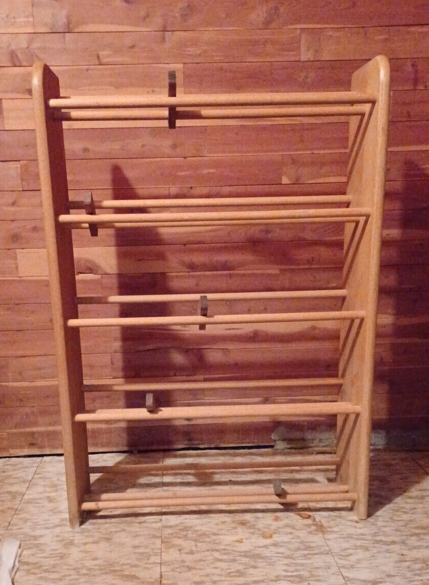 CD JEWEL CASES Holder RACK Media Music STORAGE WOOD SHELF Organizer