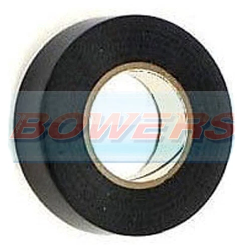 BOWERS NASTRO ISOLANTE NERO LARGO 19MM X 20M LUNGO X 0,15MM SPESSORE