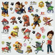 RoomMates RMK2640SCS Paw Patrol Peel and Stick Wall Decals 37 Count