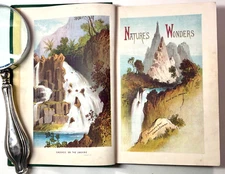 1872 NATURE’S WONDERS ~ Children’s Natural History w/Color Plates First Edition