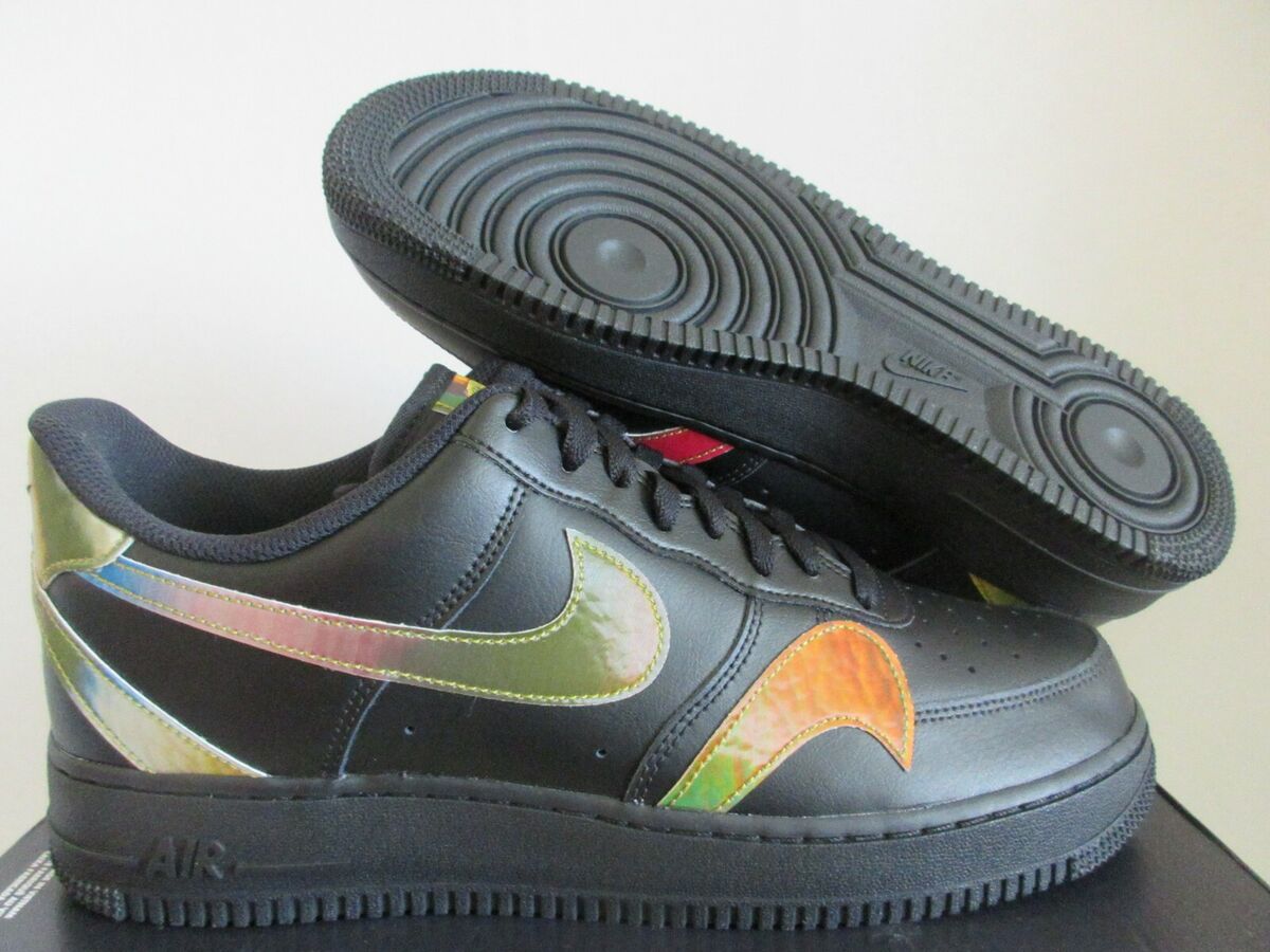 Nike Air Force 1 Low Misplaced Swooshes Black Multi Men's - CK7214