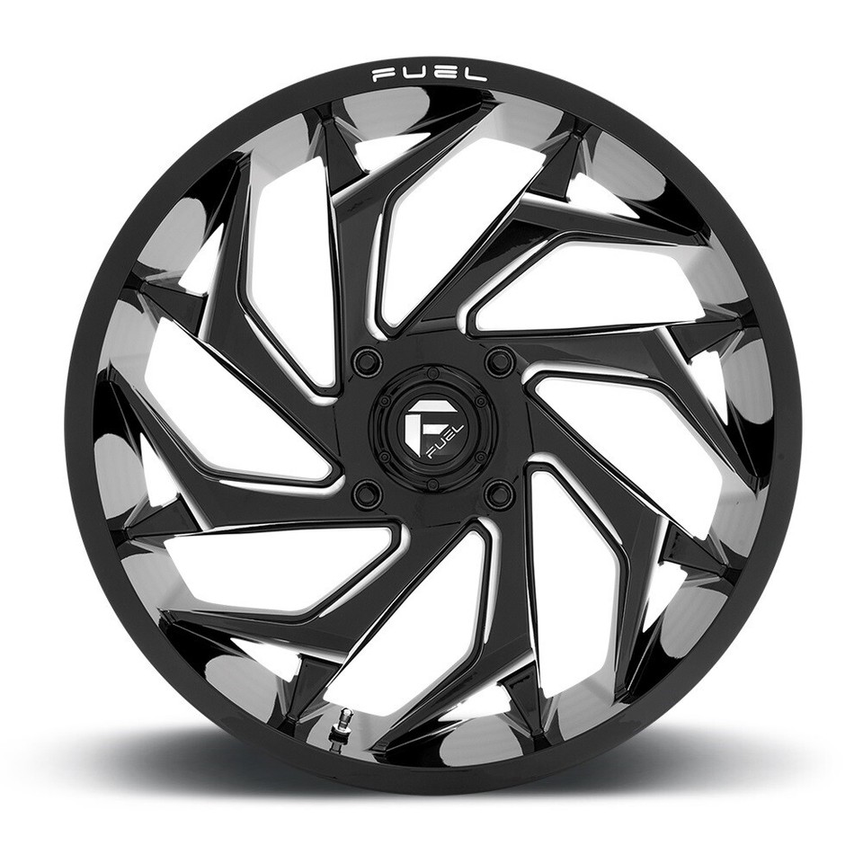 Fuel Reaction 18x7 ATV/UTV Wheel Gloss Black/Milled (4/156) +13mm eBay