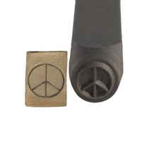 Peace Sign Metal Stamp 6 mm - SFC Tools - 55-606