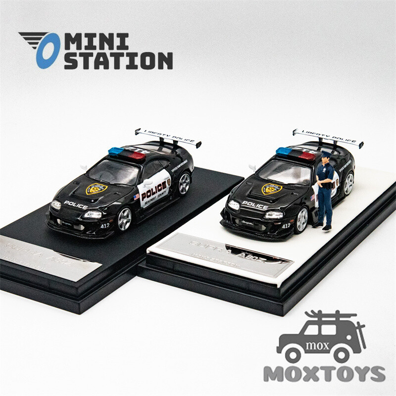 Mini Station 1:64 Supra A80Z GTA Police Car Diecast Model Car | eBay