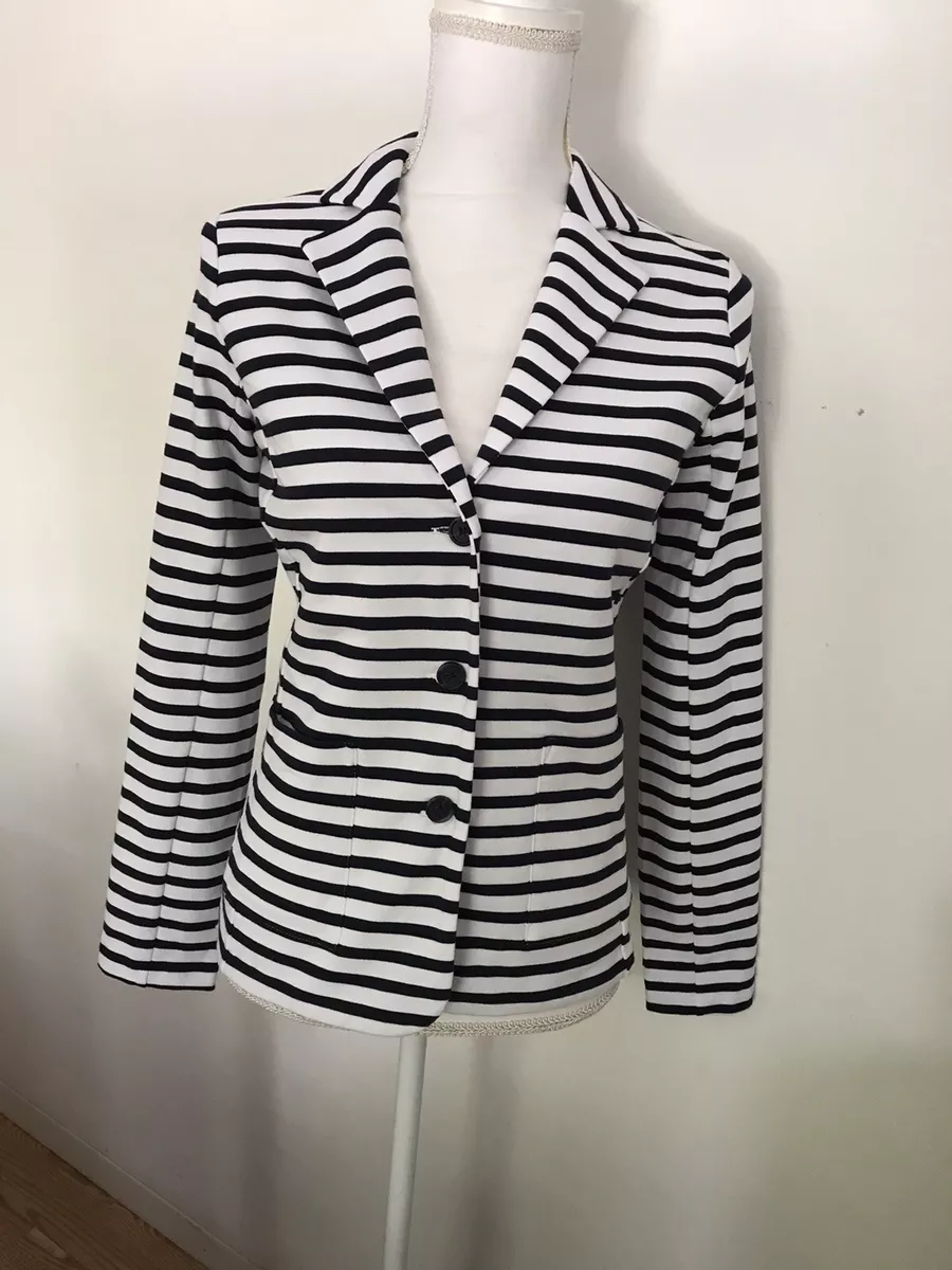 Ladies top striped blazer
