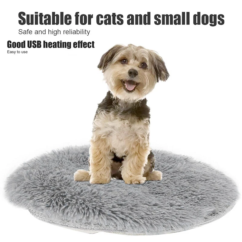 USB Pet Heating Pad Electric Heated Mat Puppy Dog Cat Winter Heater Warm Bed  UK | eBay