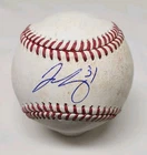 Jake McCarthy Signed Game Used Official Major League Baseball ROCKIES D1