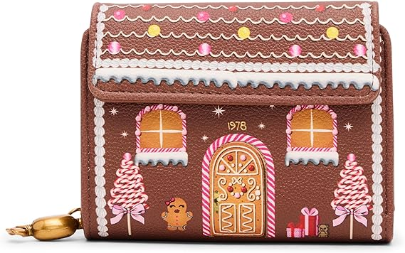 WHAT WE WANT × NATAL DESIGN ピルケース Betsey Johnson Kitsch Baking Spirits Bright Gingerbread BiFold