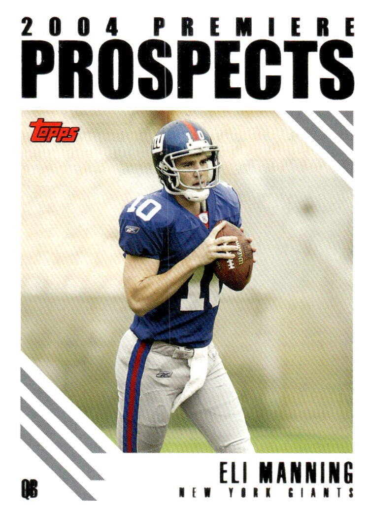 2004 Topps Premiere Prospects Eli Manning #PP5 New York Giants