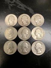 1932 Washington Quarter Average Grade of Coin You Will Receive is Photographed
