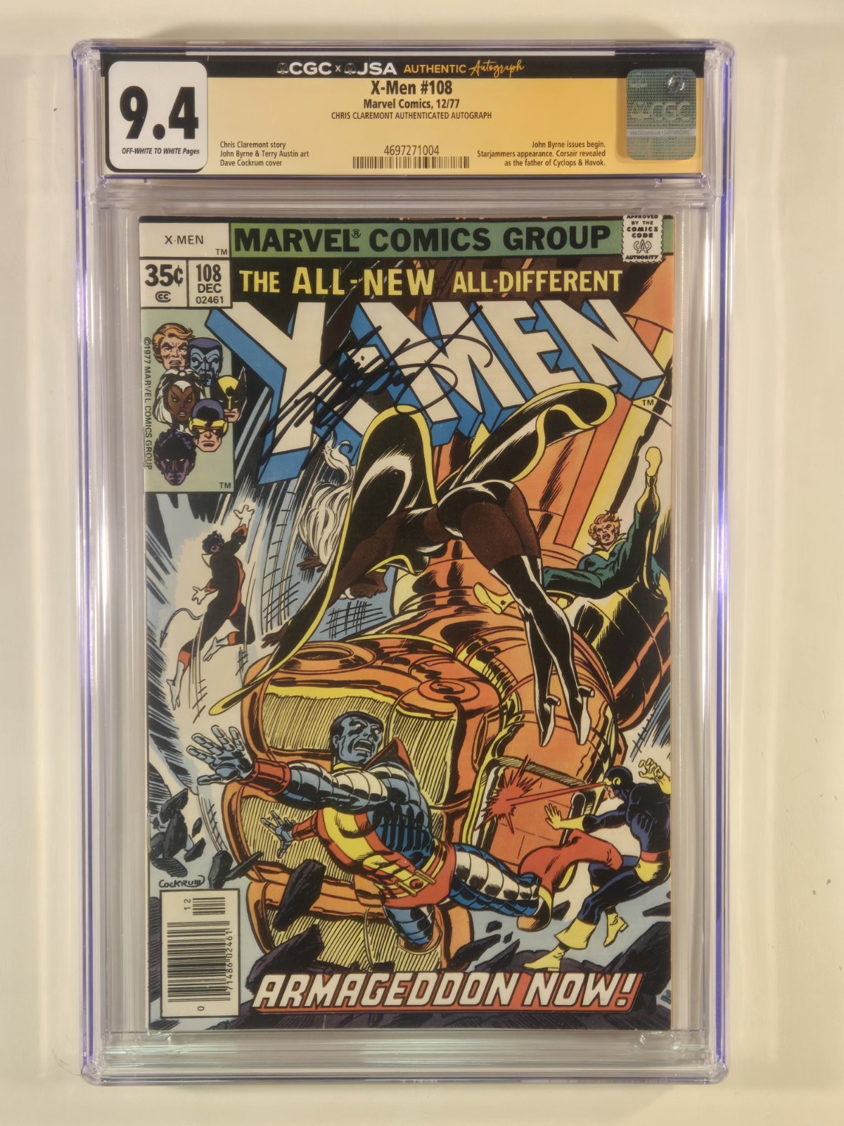 X-men #108 John Byrneアート アメコミリーフ X-Men #108 1977 [VF/NM] 1st John Byrne X-Men Artwork High Grade