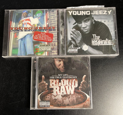 Young Jeezy Come Shop With Me 2-CD CTE Blood Raw Hip-Hop G-Rap x 4 CD LOT