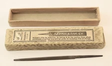 (1) Kearney & Foot Co.(Phila. PA.) Slim Taper File + Original Box / MTT