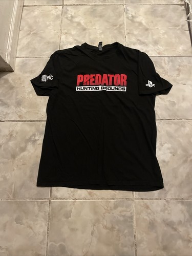Predator Hunting Grounds PlayStation T-Shirt Size Large PAX E3 Promo Gaming