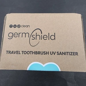 New TAO Clean Germ Shield UV Toothbrush Sanitizer Pure White 