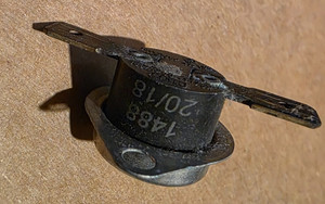 Thermostat Sensor für Wäschetrockner Typ 261P 175K 1488 20/18 gelber Fleck