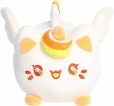 Aurora Spooky Tasty Peach Candy Corn Pegasus Meowchi Stuffed Animal - White 8