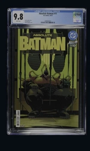 🔥 Absolute Batman #11 CGC 9.8 Grade Cover A 1st Print Nick Dragotta Cover 🔥