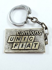 PORTE-CLES - CAMIONS UNIC FIAT - Succursale CAEN Métal Vintage 1960s -