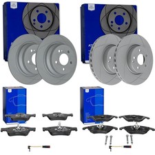 ATE PowerDisc BREMSSCHEIBEN + BELÄGE VA+HA passend für MERCEDES E-KLASSE W212 
