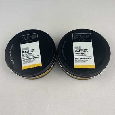 2x Axe Messy Look Hair Flexible Paste Men Boosted Texture Styling 2.64oz TWO NEW