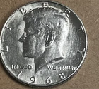 1968-D Kennedy Half Dollar. 40% Silver. Free Shipping!