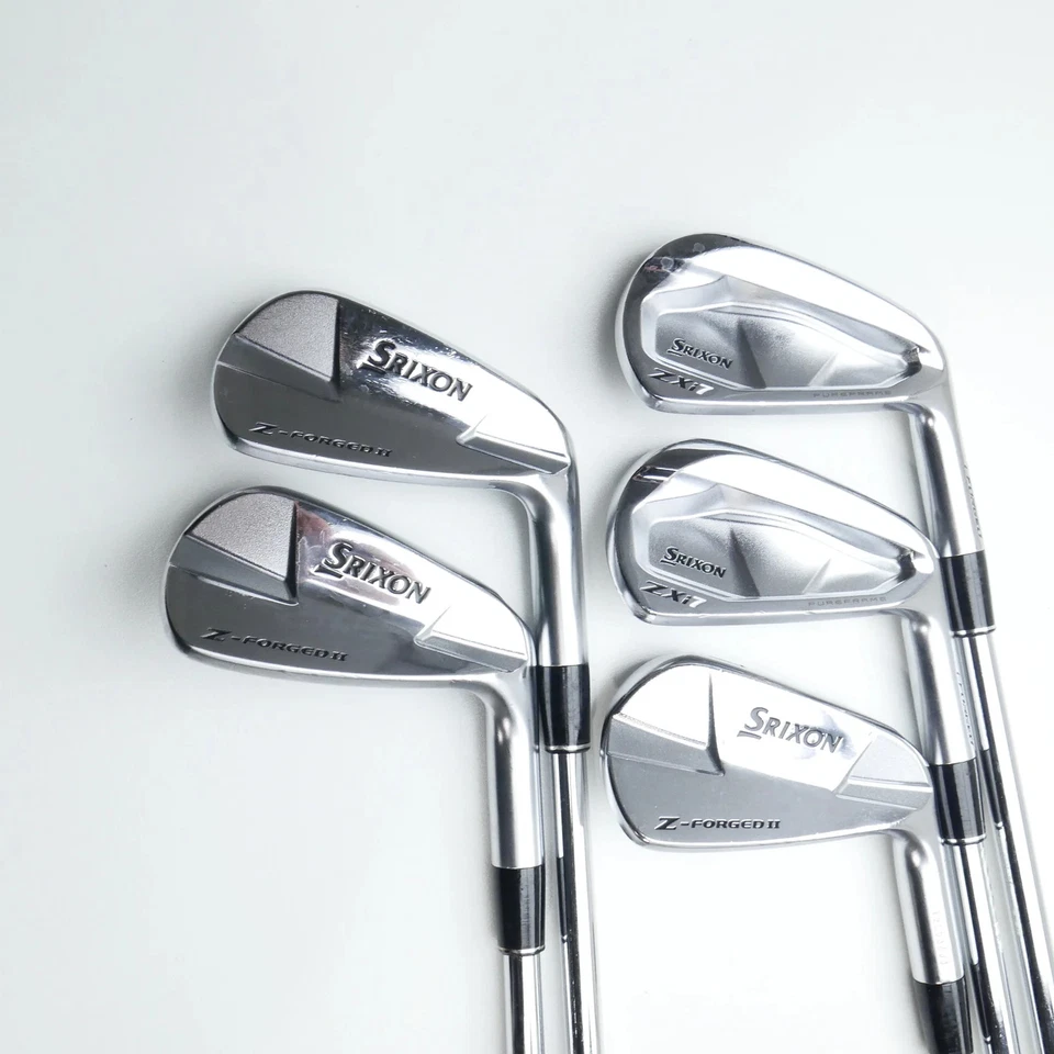 Used Srixon ZXi7 & Z-Forged ii Combo Iron Set / 5 - 9 IRON / Stiff Flex - Image 2 of 4