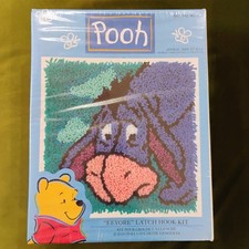 Disney 2000 Eeyore Latch Hook Kit 13  x13  Winnie The Pooh Series New/Sealed
