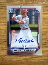 2026 BOWMAN Baseball Matthew Ferara Chrome 1st Auto Phillies
