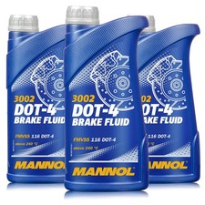 MANNOL Brake Fluid DOT-4 – 3 Liter Bremsflüssigkeit