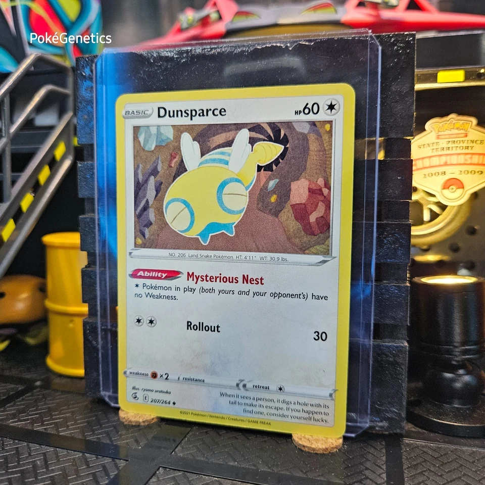Dunsparce Fusion Strike Pokémon TCG 207/264 Sword & Shield Uncommon - Image 2 of 4