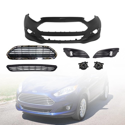 #ad Fiesta Front Bumper Cover Grille Set Plastic for 2014 2019 Ford Fiesta SE $568.99