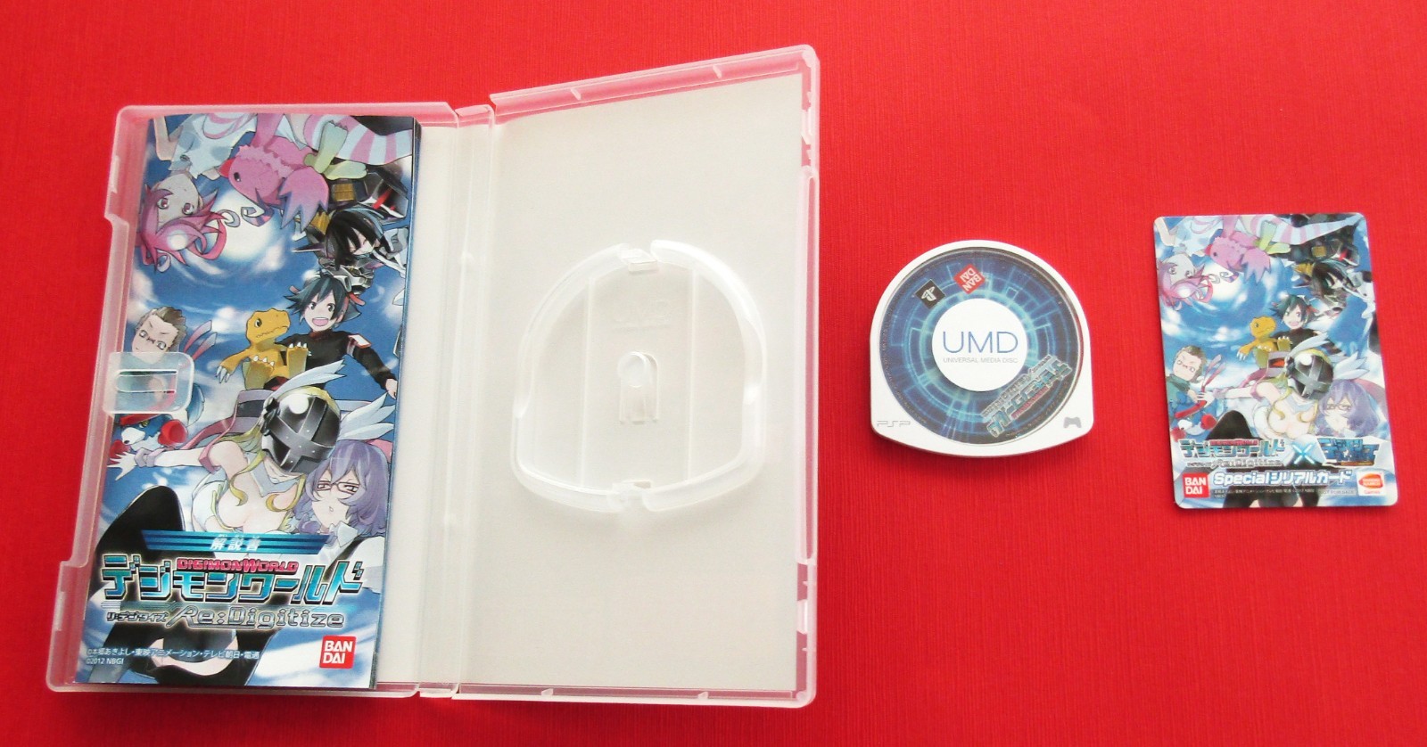 PSP Digimon Adventure & World Re Digitize Limited Card set of 2 Japanese