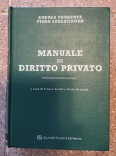 Manuale di diritto privato - Torrente Schlesinger - 24esima ed.
