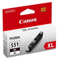 Canon Cli 551XL Bk Tintenpatrone Schwarz (6443B001)