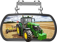 Universal Magnetic Tractor Mirror, Stainless Steel Rear and Side Mirror for Trac