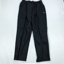 Nike Warm Up Pants Mens XL Track Nylon Black Vintage Japan Gym