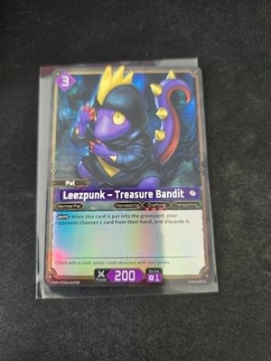 leezpunk treasure bandit , palworld tcg TSR Folie