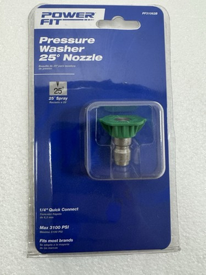 #ad Power Fit Pressure Washer 25 Degree Nozzle 1 4quot; MAX 3100 PSI $10.00