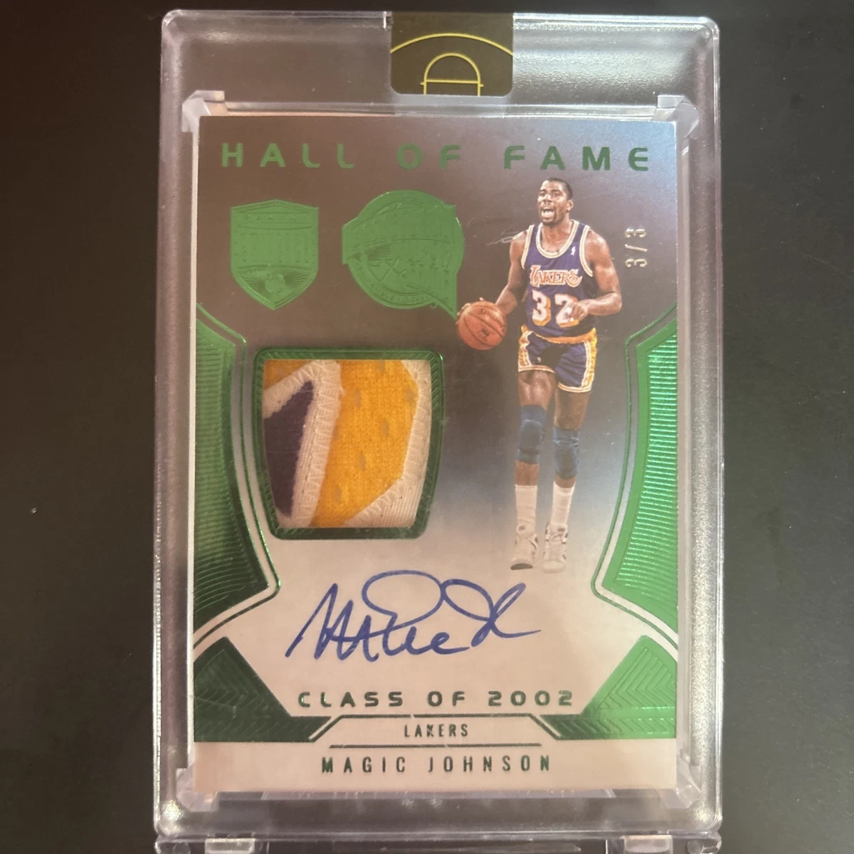 Panini Magic Johnson Basketball Autographed Sports Trading Cards