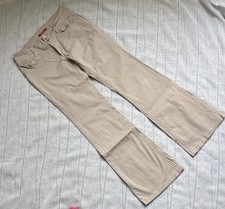 Unionbay Y2k Low Rise Beige Flared Pants Women's